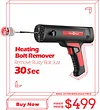 WOYO HBR007 Heating Bolt Remover Portable 110V 220V 1KW Magnetic Induction Heater Kit Mobile Automotive Flameless Heater Hand-Held 1000W Induction Heat Tool Rusty Screw Removing Bearing Installing Tool 