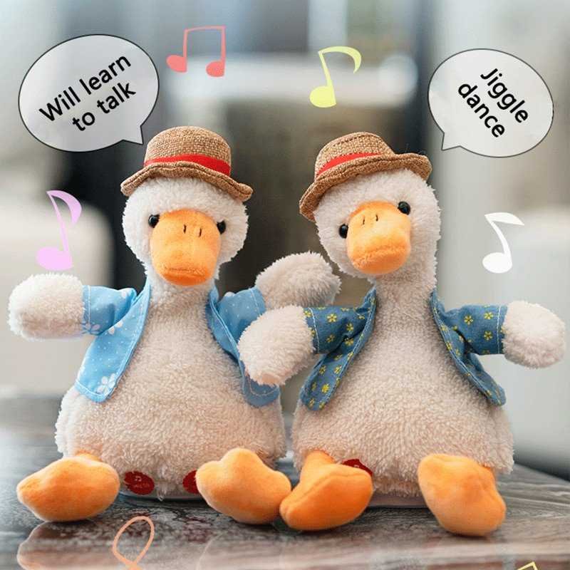 Electric Repeating Talking Duck Toy