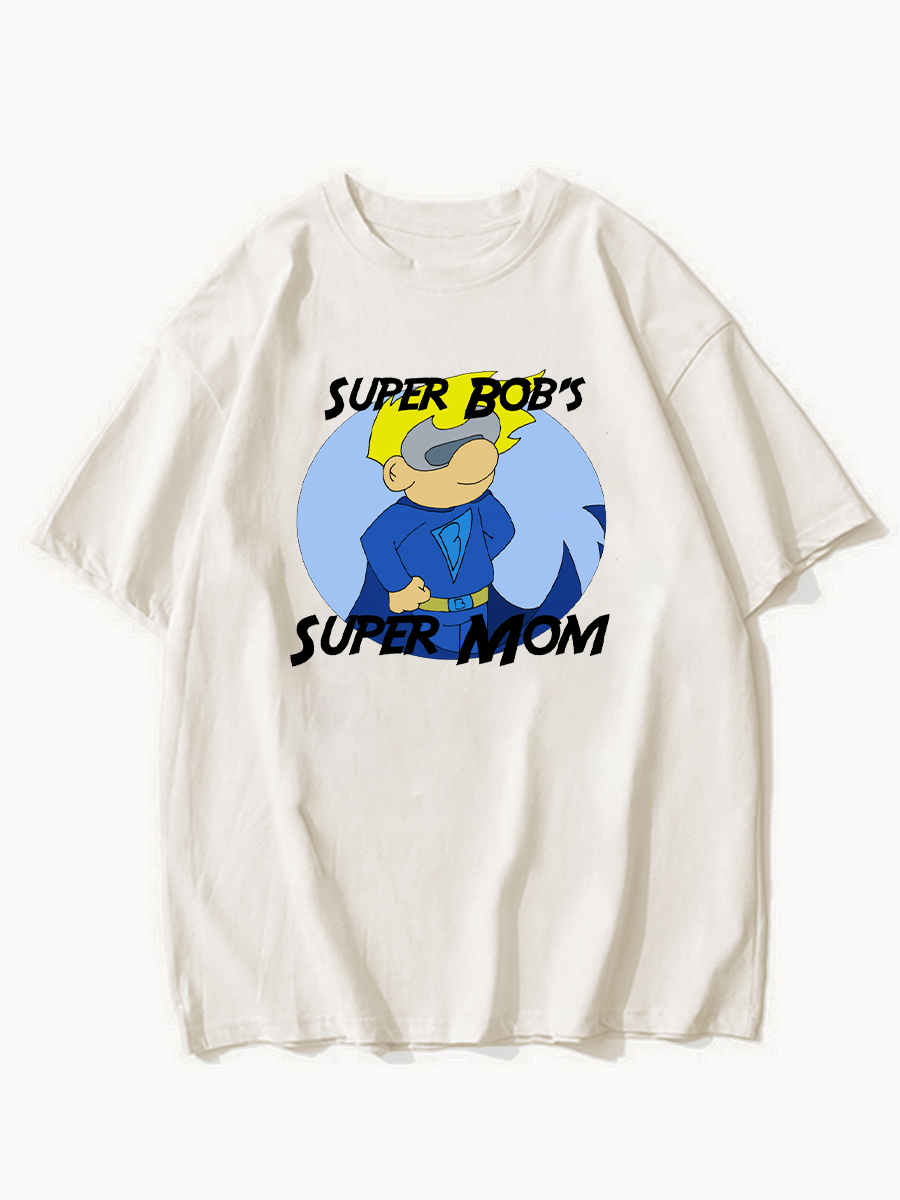 Oversized Super Bob's SuperMom T-Shirt ctolen