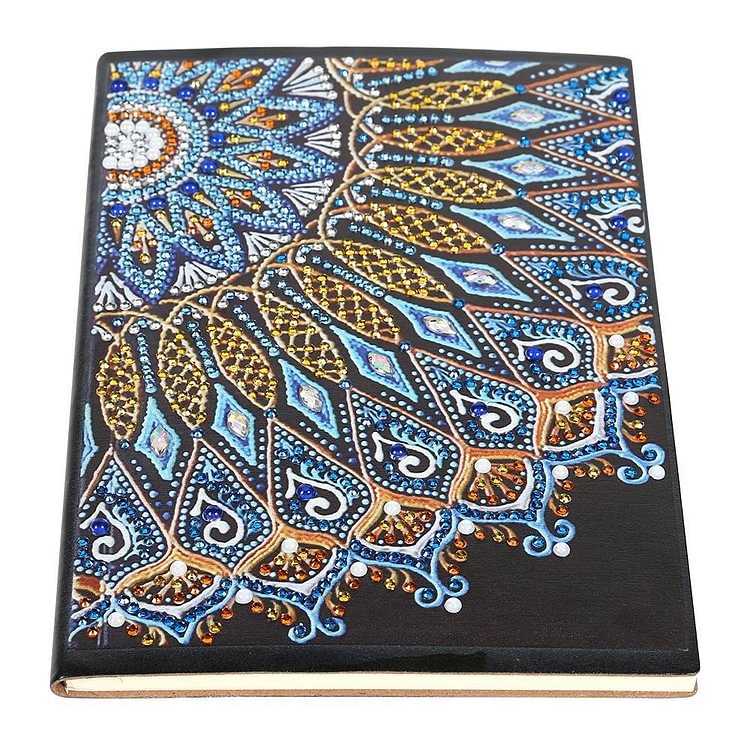 DIY Mandala Special Shaped Diamond Painting 60 Sheets Students A5 Notebook