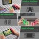 DinoFire Switch Joycon Controller for Nintendo Switch & Switch OLED（Red & Green）