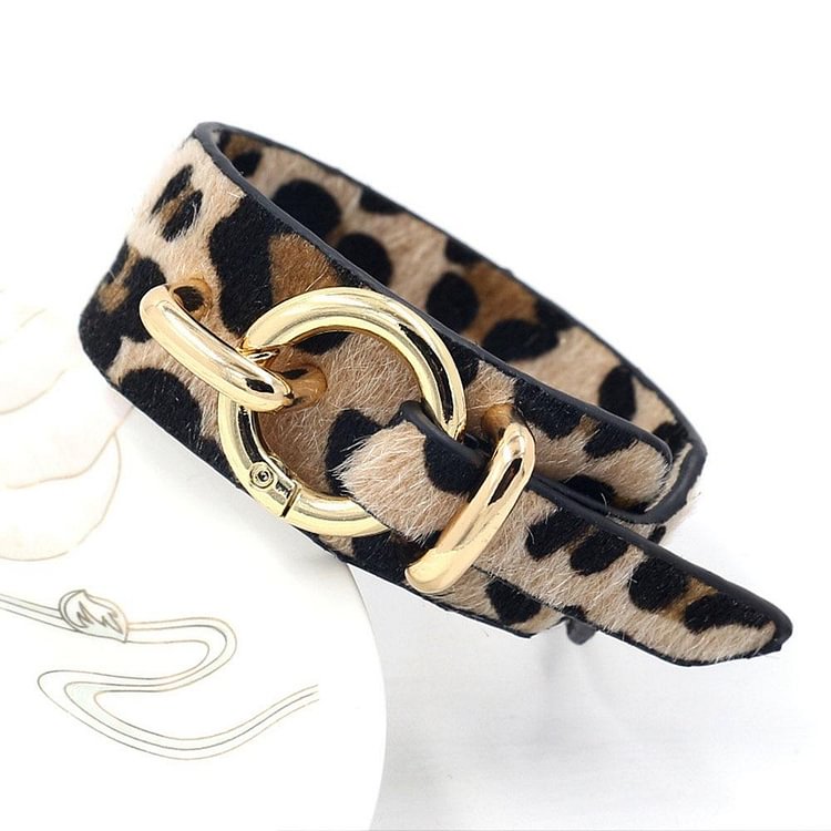 Alicia Deluxe Leopard Bracelet-Mayoulove