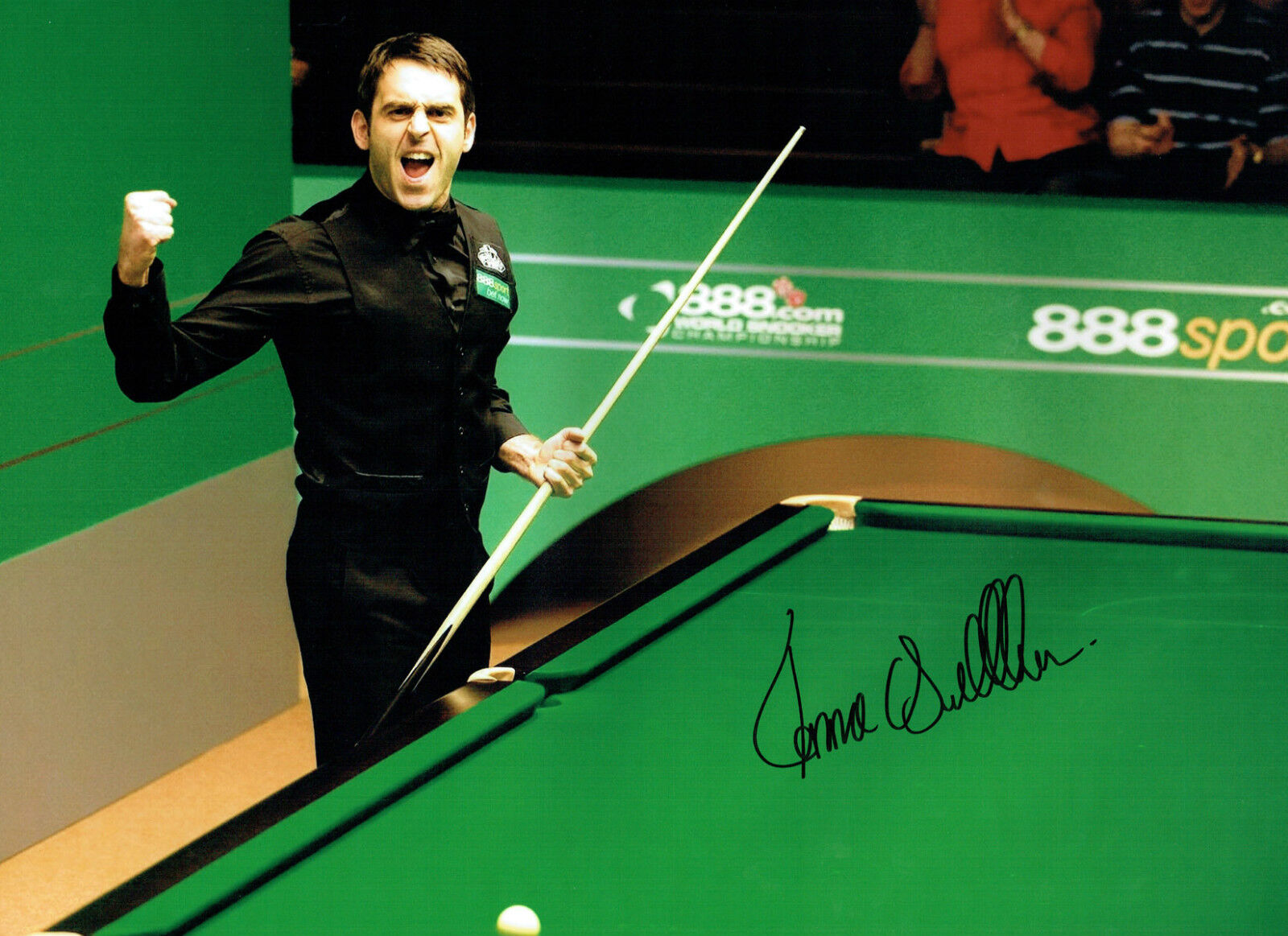 Ronnie O'SULLIVAN Signed Autograph Sheffield 16x12 RARE Snooker Photo Poster painting AFTAL COA