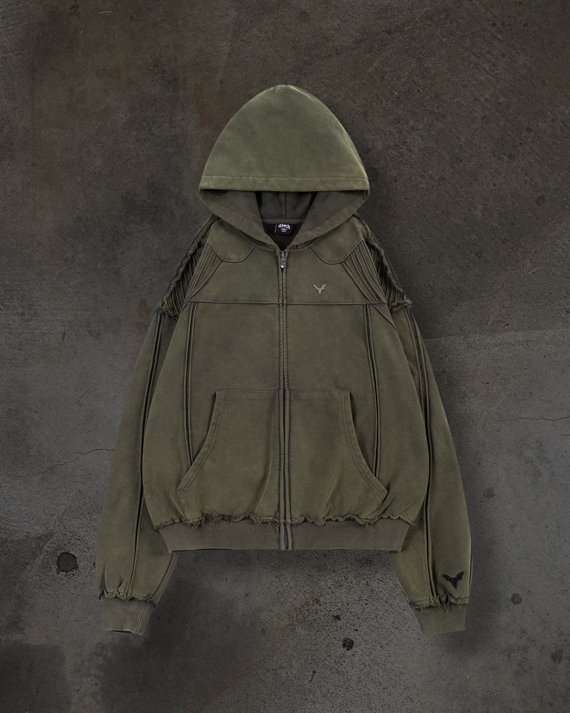 BIKER HOODIE (ASH)