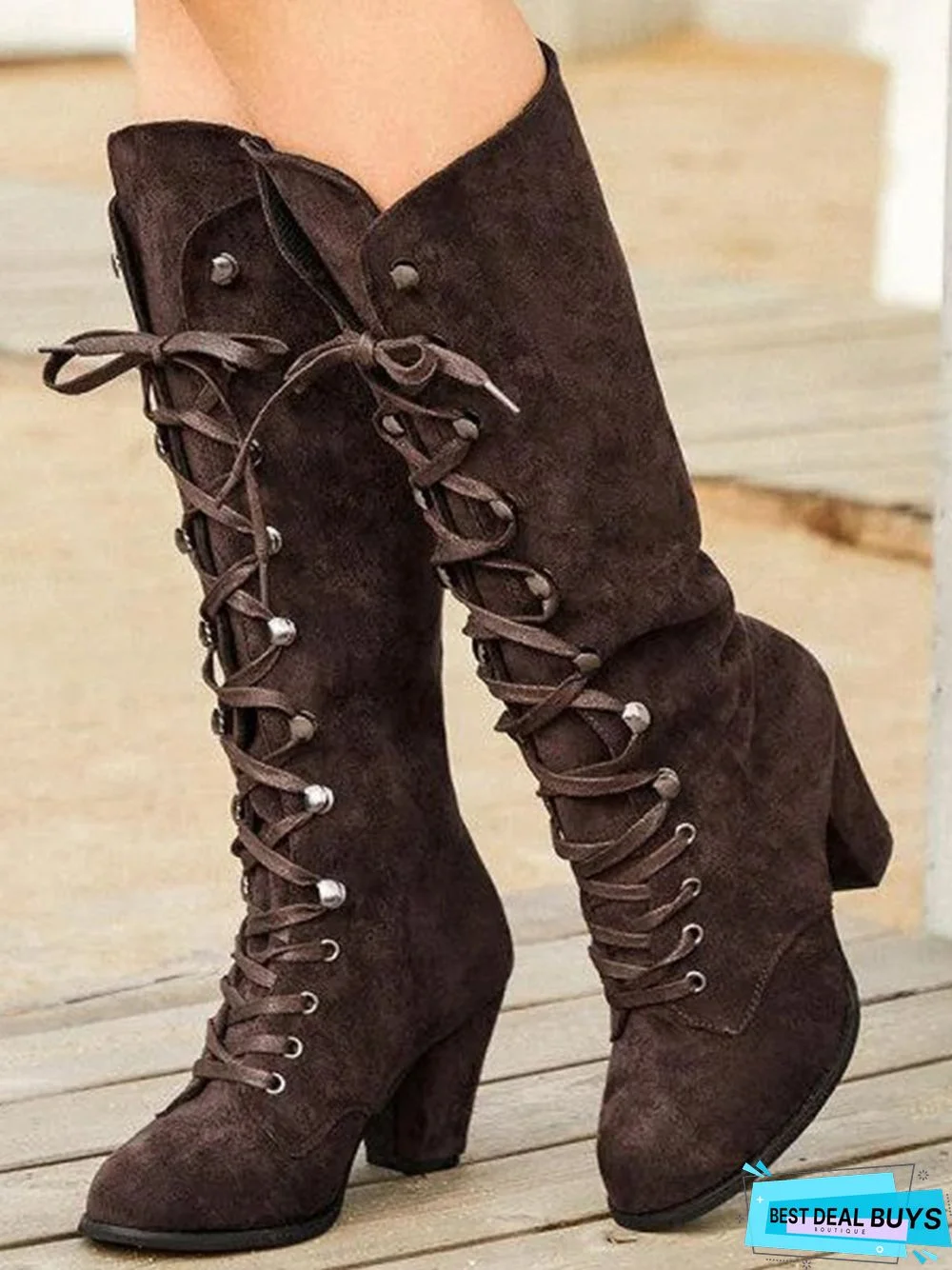 Simple Suede Martin Combat Boots