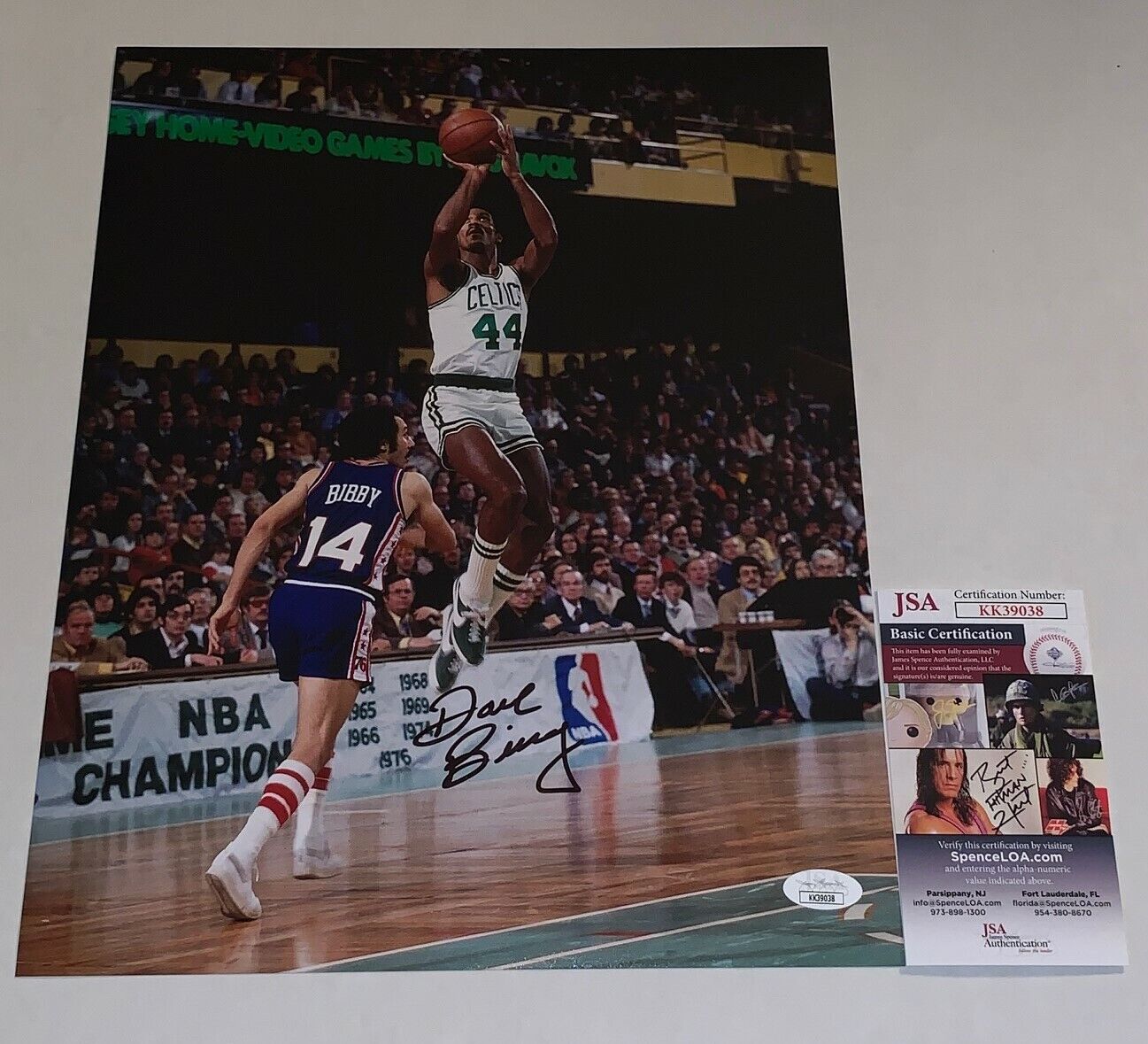 Dave Bing signed Boston Celtics 11x14 Photo Poster painting autographed JSA