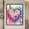 (50*60cm)Heart Flower - Full Round Drill Diamond Painting