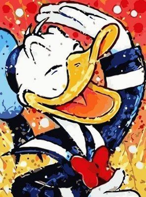Donald Duck - Cartoon And Animation Paint By Numbers