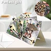 6PCS DIY Diamond Art Greeting Cards Christmas Mouse Congratulations Cards & Gift