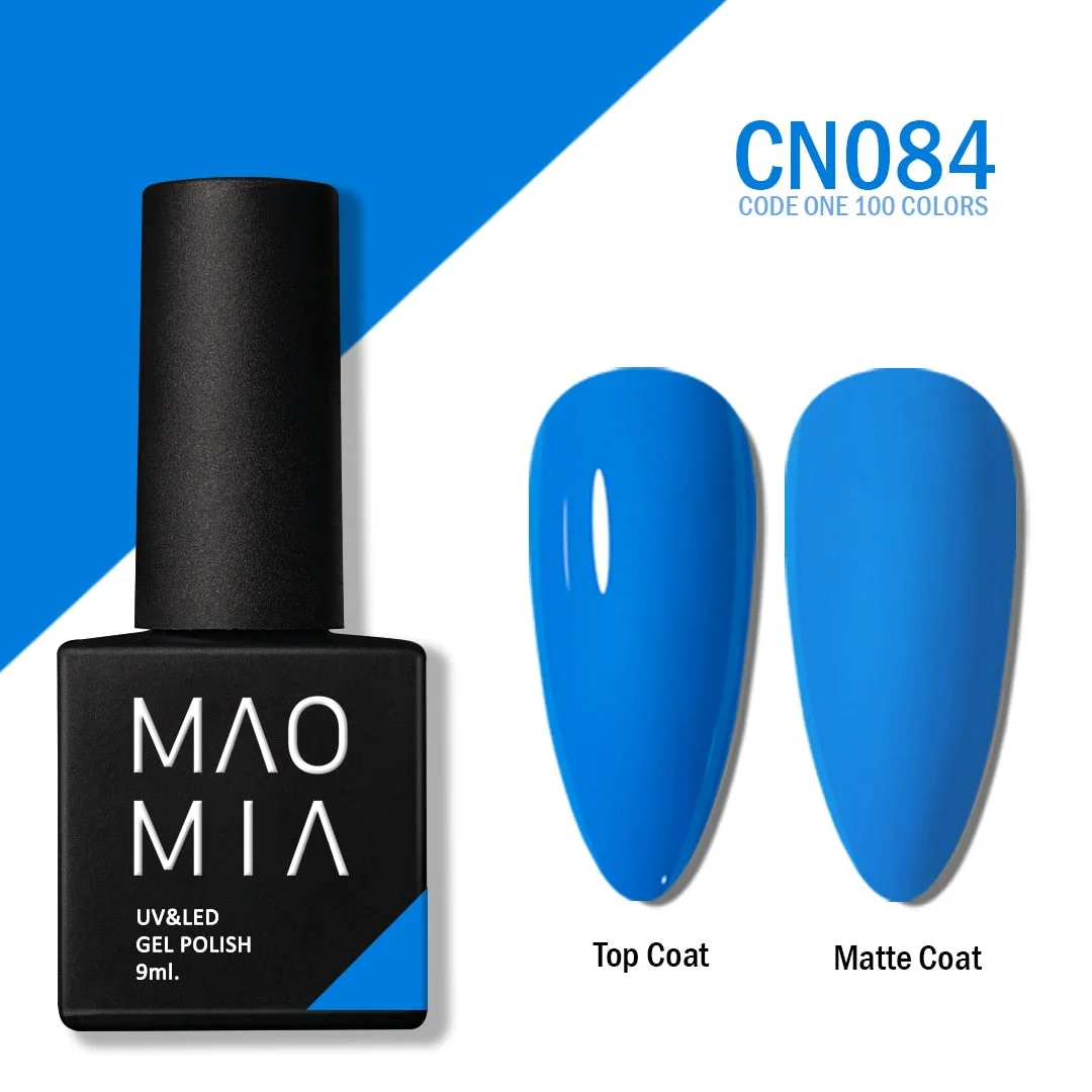 MAOMIA CODE ONE Gel Polish 100 Colors Soak Off UV/LED 9ML Professional Salon Nail Paint Semi Permanent Manicure