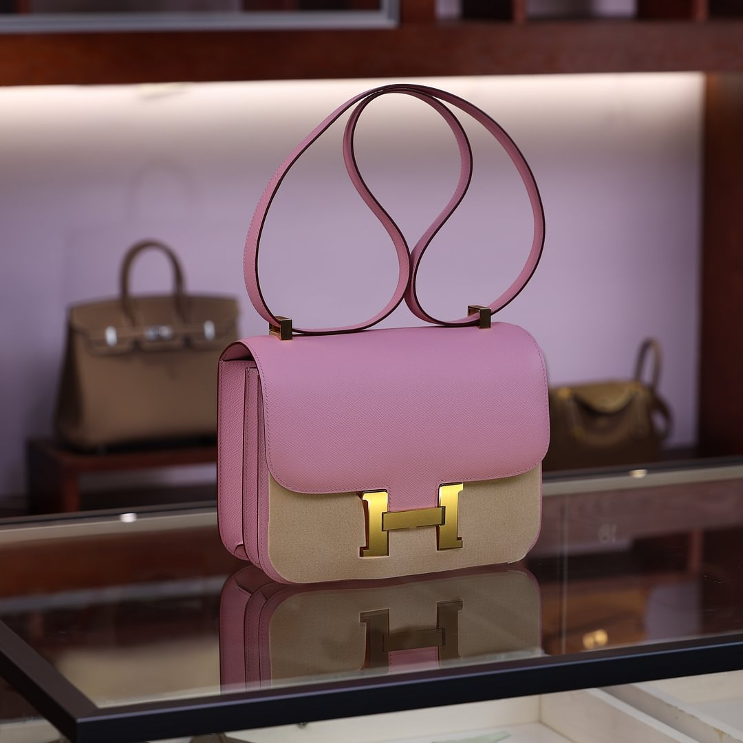 Constance 24CM Epsom X9 Mauve Sylvestre GHW