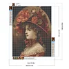 Diamond Painting -DIY Round Drill Girl(40x50cm)