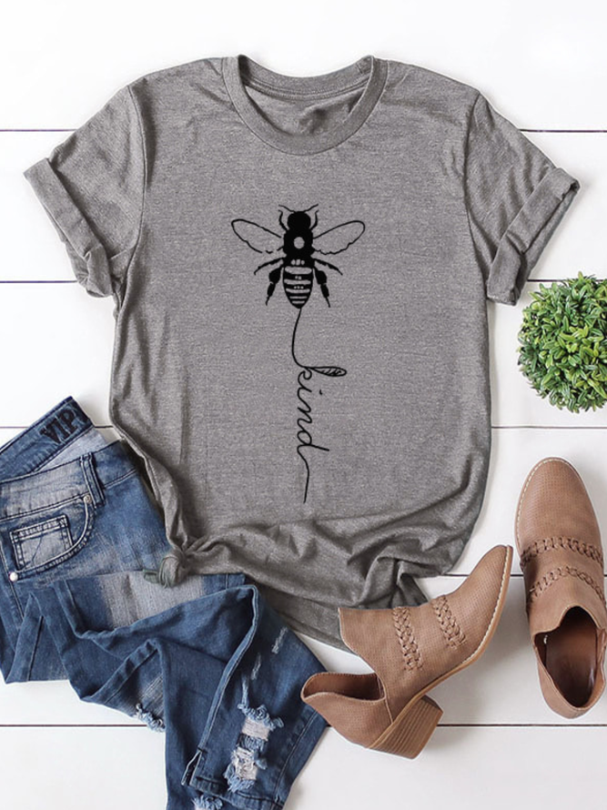 Printed Short Sleeve Casual Shirts & Tops