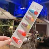 5PCS Colorful Drift Shimmers Transparent Barrettes Set for Kids