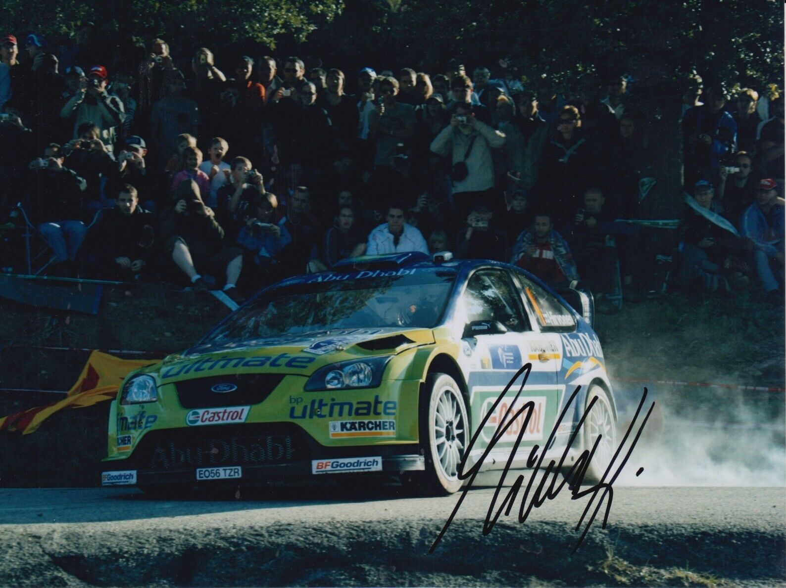 Mikko Hirvonen Hand Signed 8x6 Photo Poster painting - Rally Autograph 4.