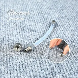 Silicone Urethral Catheter, Urethral Sounding Toy, Hollow Urethral Plug, Metal Penis Plug, Long Urethral Dilator, Sex Toy for Men, Mature Silicone Urethral Catheter, Urethral Sounding Toy, Hollow Urethral Plug, Metal Penis Plug, Long Urethral Dilator, Sex Toy for Men, Mature