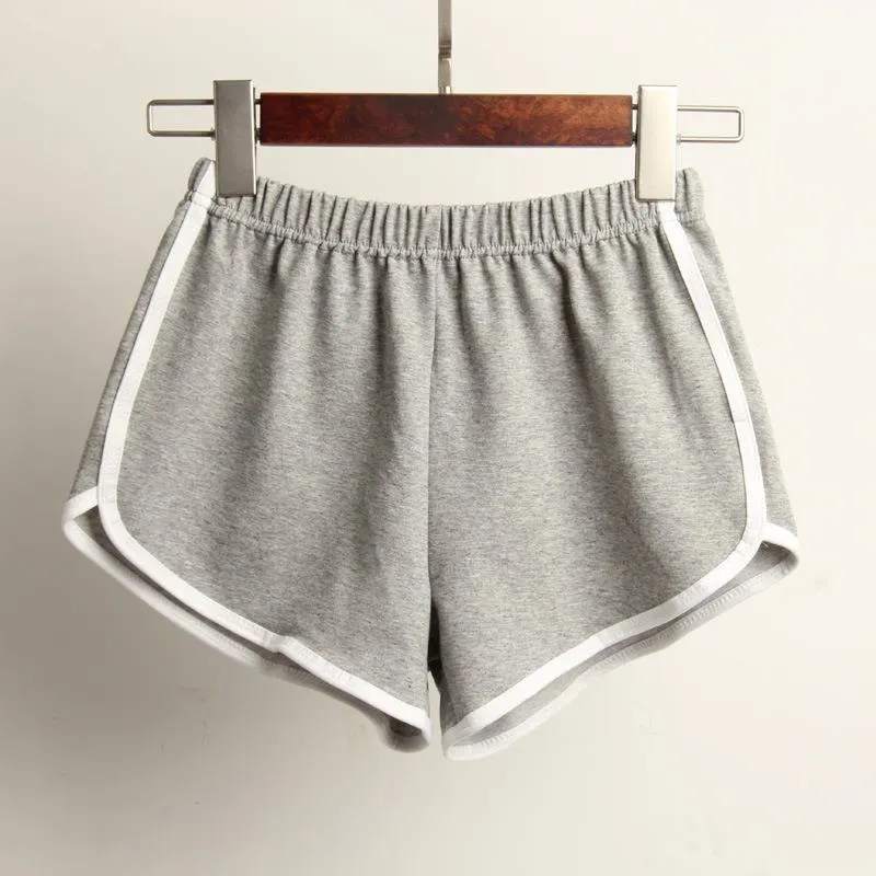 Uveng Uveng 01 Sports Shorts Women Summer Leisure Fashion Streamline Cotton Three Point Pants New Korean Version Of Beach Hot Pants