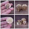 Pure Copper Exquisite Tape Measure Mini Manual Reel Retro flywheel Sewing Tool