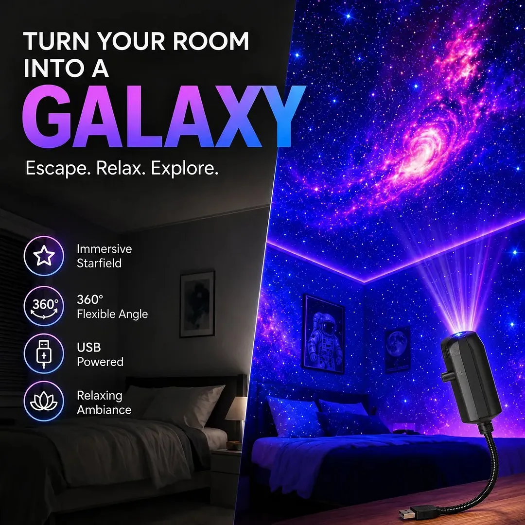 Smart Holographic Ocean & Galaxy & Forest 5D Projector