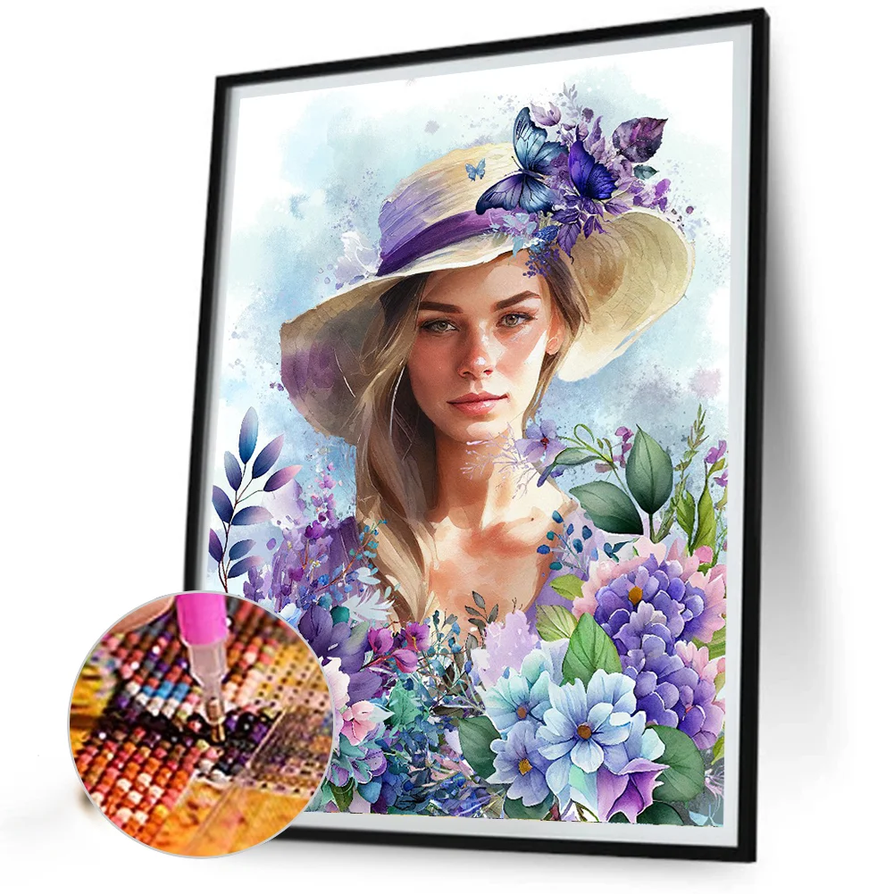 Diamond Painting - Full Round Drill - Lavender Beauty(30*40cm)