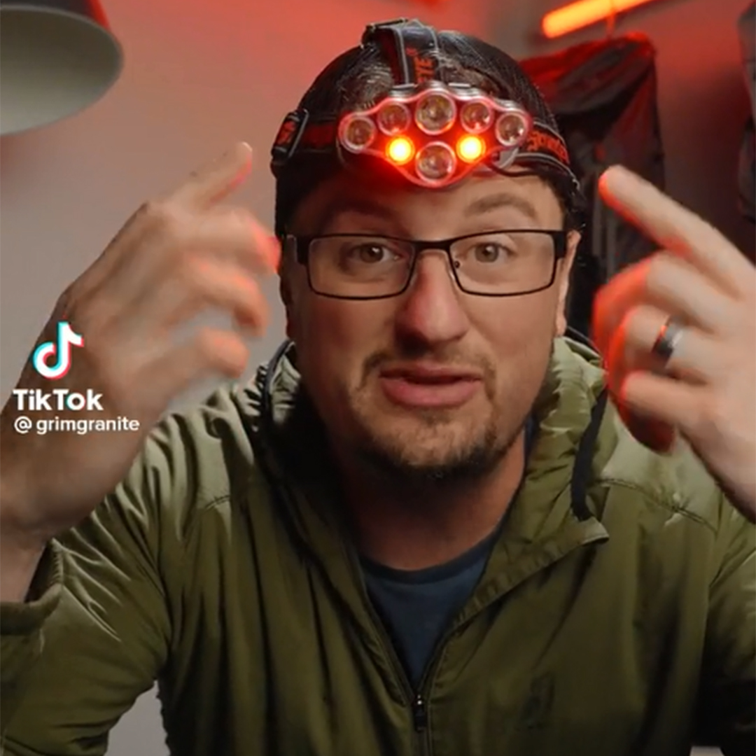 Why is RED light so good at night? V8000 Head Torch