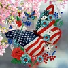 Independence Day Butterfly - 5D DIY Pendant