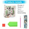 Eule speziell geformte 5D-DIY-Teilbohrer-Diamant-Mal-Kits f&uuml;r Erwachsene Anf&auml;nger Wohnaccessoires Diamantpunkte Edelstein-Kunst-Kits 11,81 x 11,81 Zol