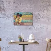 Cowgirl - Vintage Metal Signs - 20*30cm - Western