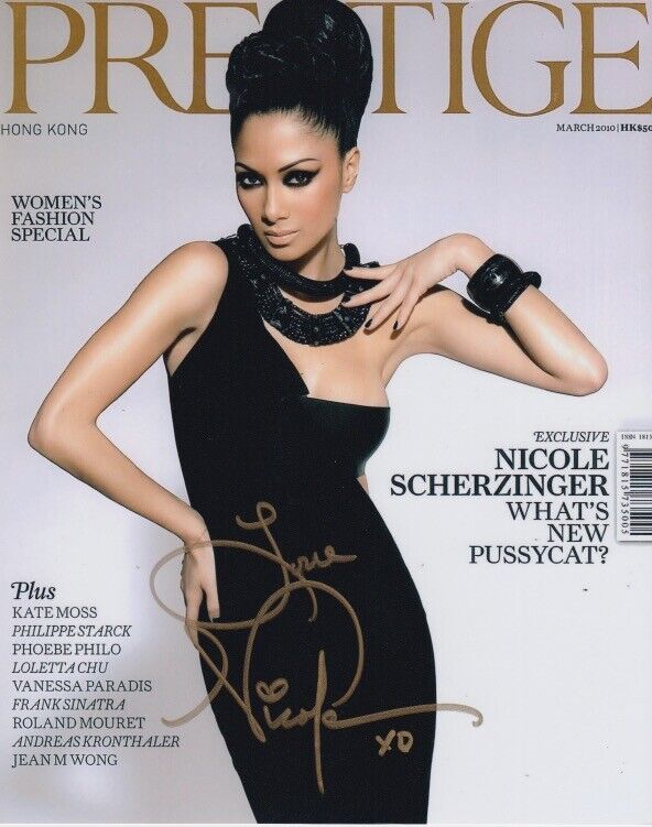 Nicole Scherzinger signed 8x10 Photo Poster painting