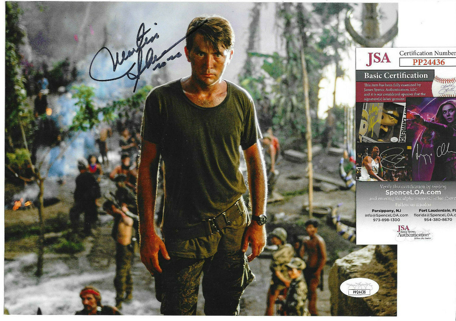 Martin Sheen Authentic Signed 8x10 Photo Poster painting Autographed, Apocalypse Now, JSA COA