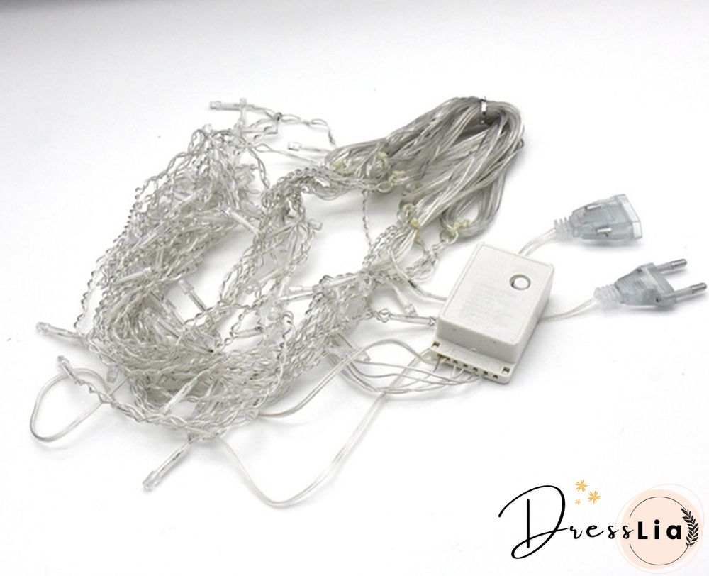 String Light 100/200LED 10M/20M Christmas/Wedding/Party Decoration Lights Garland AC 110V 220V Outdoor Waterproof Led Lamp 4 Colors Led UK/US/EU PLUG