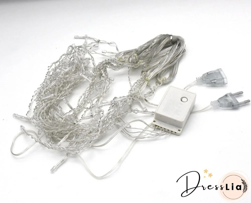 String Light 100/200LED 10M/20M Christmas/Wedding/Party Decoration Lights Garland AC 110V 220V Outdoor Waterproof Led Lamp 4 Colors Led UK/US/EU PLUG