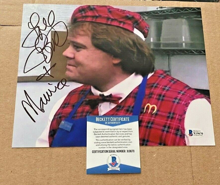 LOUIE ANDERSON SIGNED COMING TO AMERICA 8X10 Photo Poster painting BECKETT CERTIFIED BAS