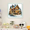 (Multi-Style) Christmas Cottage-11CT Counted Cross Stitch 50*50cm/19.69*19.69in