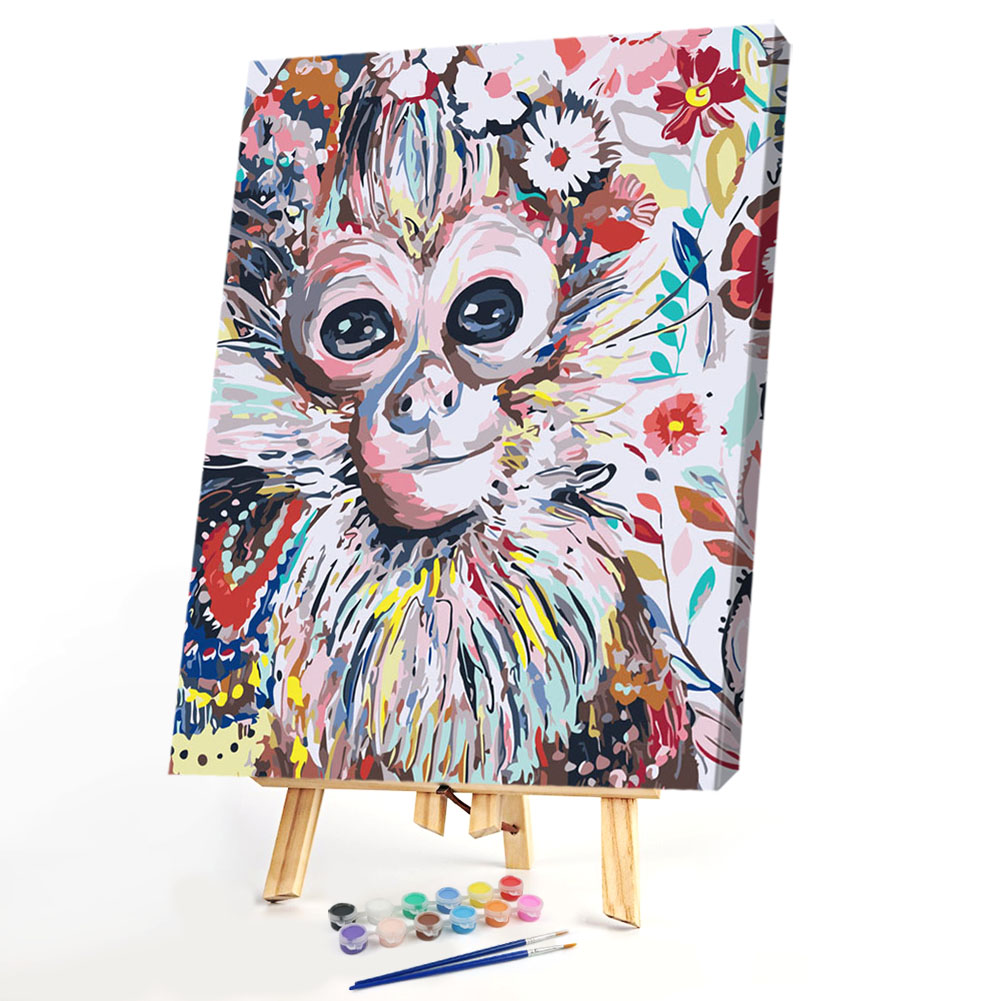 

40x50cm - Paint By Numbers Color Monkey, 501 Original