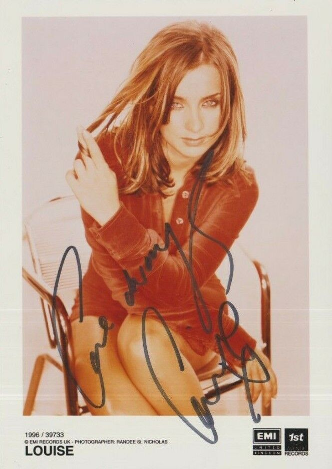 Louise (Redknapp / Nurding) **HAND SIGNED** 7x5 promo Photo Poster painting ~ AUTOGRAPHED