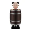 Funny Cigarette Holder Funny Santa Claus in The Wooden Barrel Cigarette Dispenser Cigarette Holder Prank Toy Gift for Man