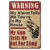 Funny Warning - Vintage Metal Signs(12*16Inch) - Warning