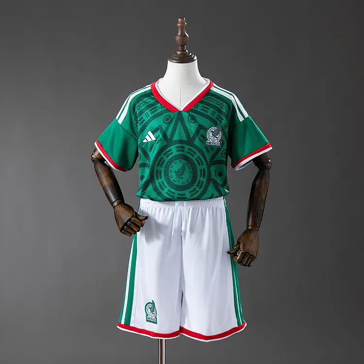 Kids Mexico 2026 World Cup Home Football Jersey