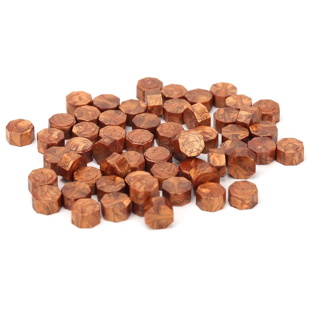 

100pcs Vintage Wax Seal Stamp Tablet Pill Beads for Envelope Wedding (G, 501 Original