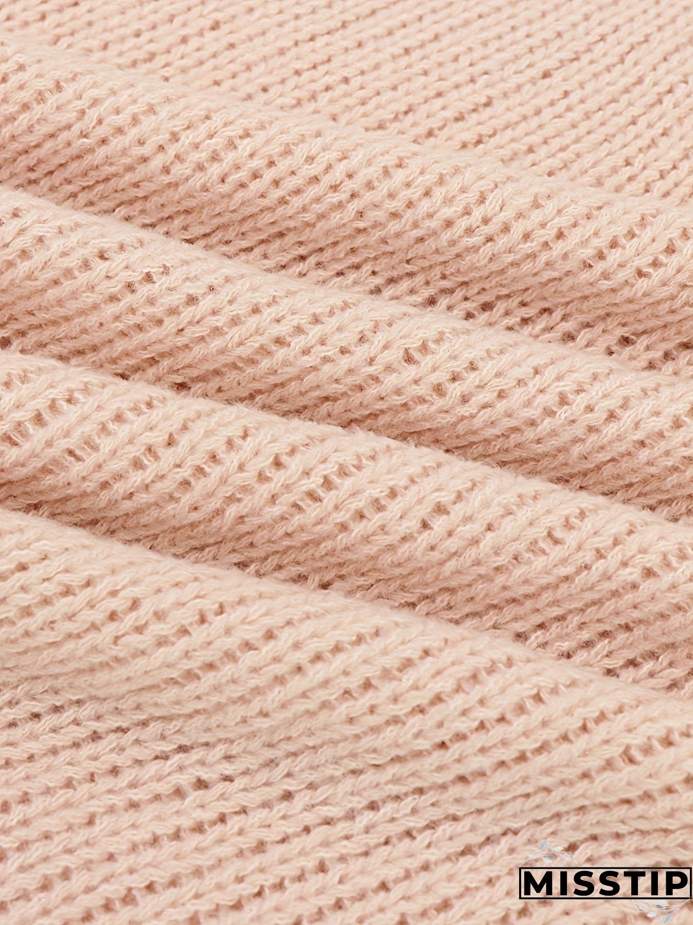 Checkered Pattern Knit Sweater for Women