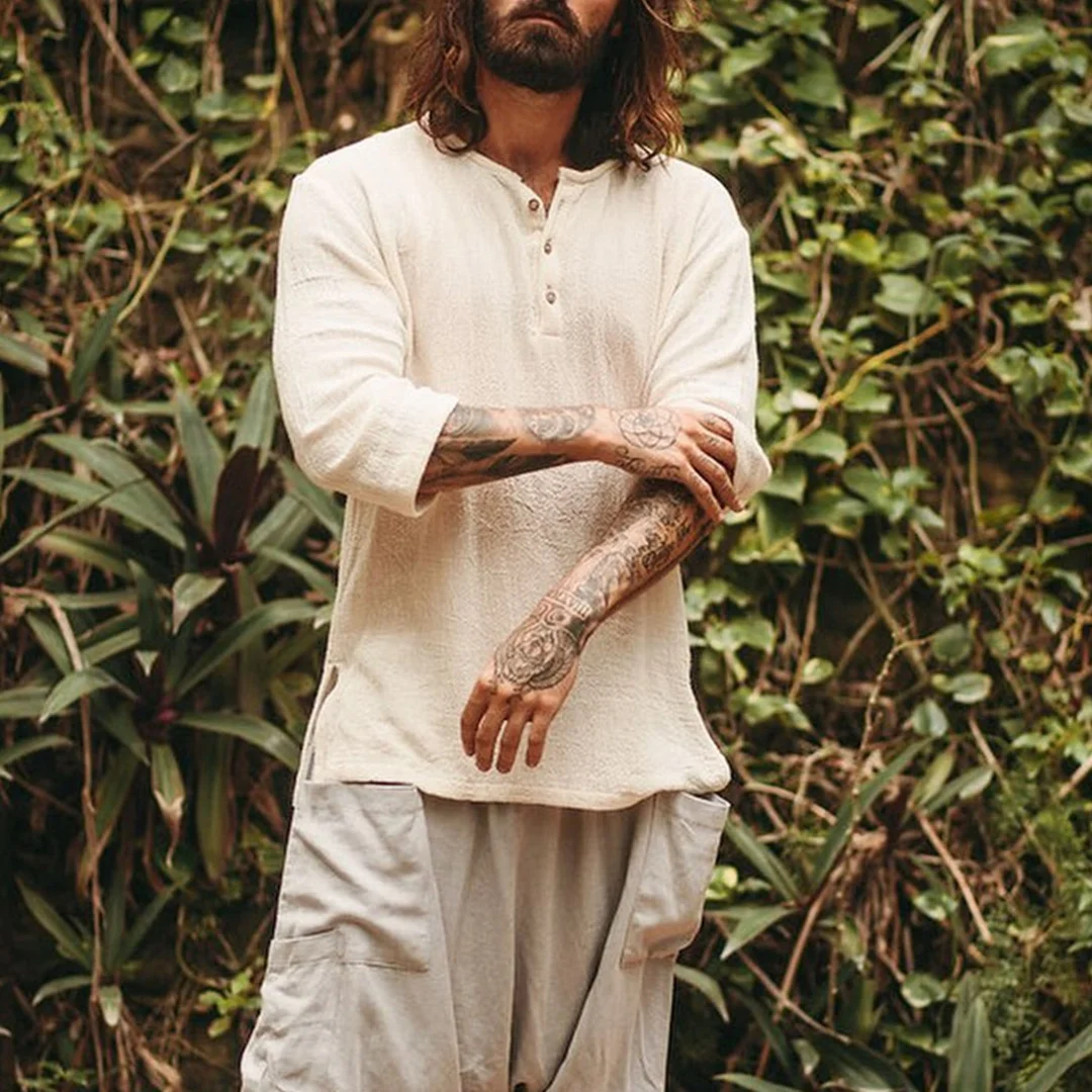 Three-quarter Sleeve Shirt-inspireuse