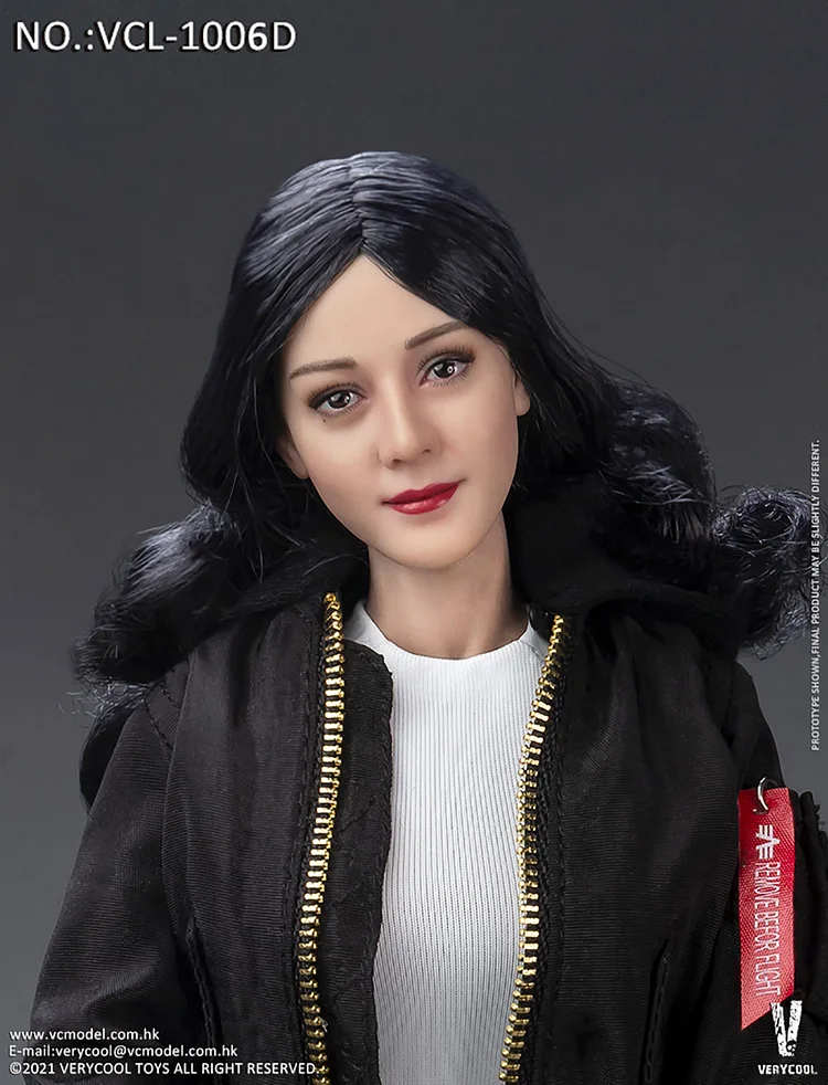 VERYOOL 1/6 Scale Asian Beauty STAR Reba Head Sculpture Model VCL-1006 Fit 12" Female Action Figure Body For Fans Collection-aliexpress