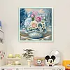 Shell Flowers-11CT Stamped Cross Stitch 40*40cm/15.75*15.75in tapestrymarket