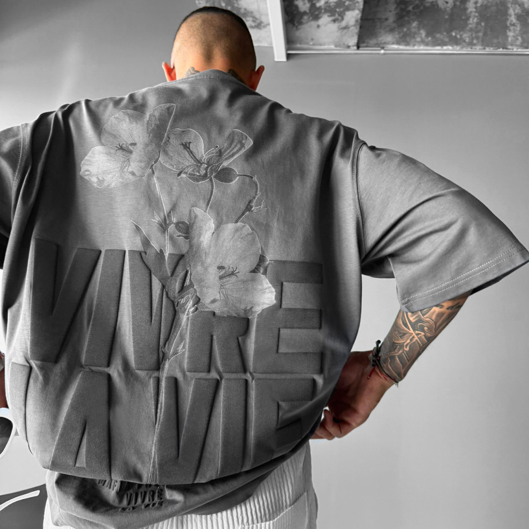 Unisex Casual Vivre La Vie T-shirt