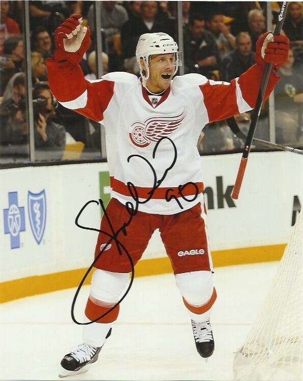 Detroit Red Wings Stephen Weiss Signed Autographed 8x10 Photo Poster painting COA B