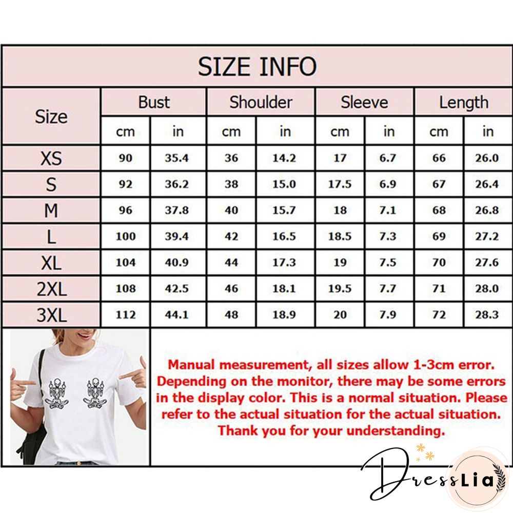 Women's Summer Funny Short Sleeved T-shirts Casual Crew Neck Tees Top Women Clothes Solid Color Shirts