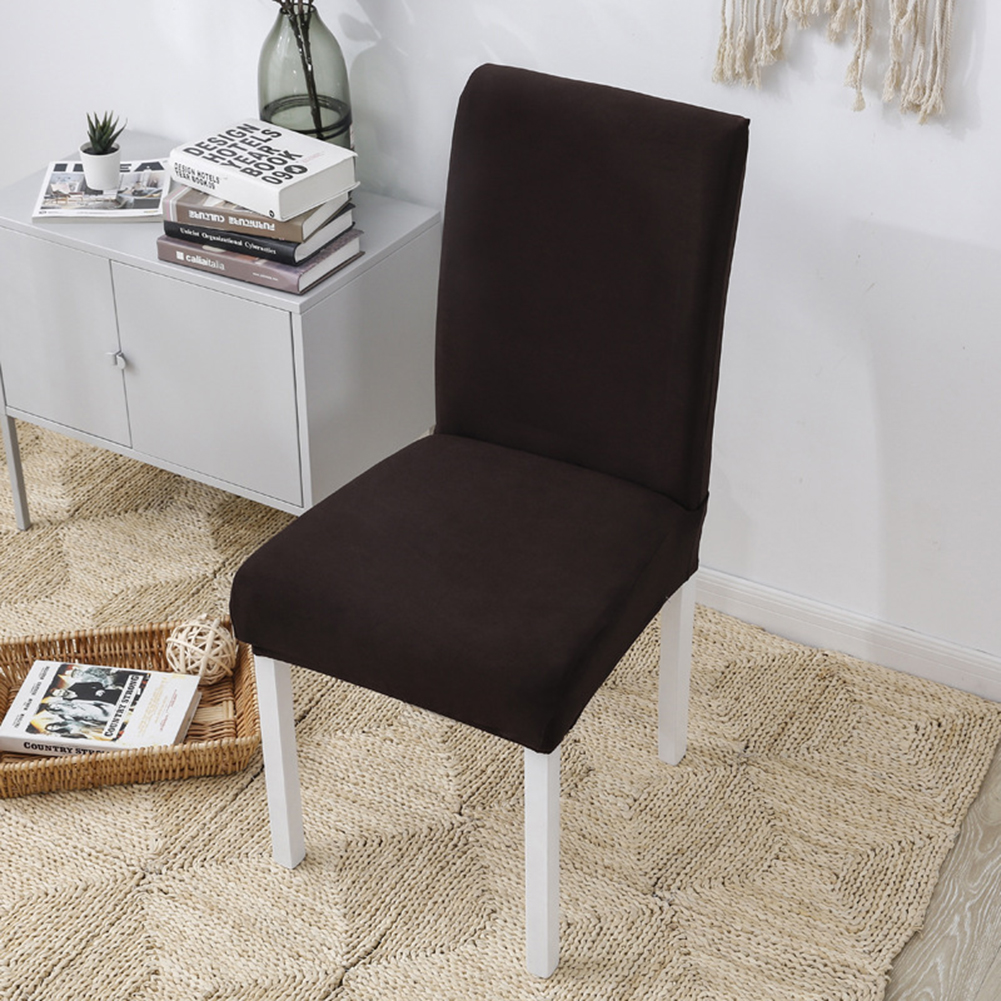 

Plain Dining Chair Cover Elastic Chair Slipcover Case Stretch Seat Cover, 501 Original