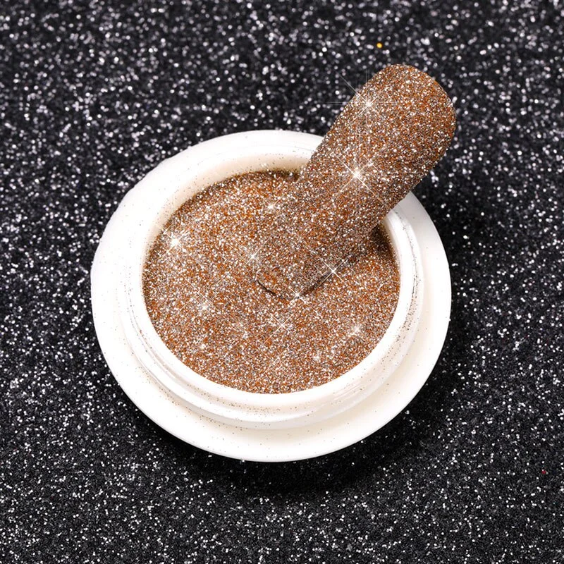 1Box Reflective Glitter Powder For Nails Iridescent Flakes Sequins Pigment Dust Manicures Decoration Chrome Pigment Polish Gel-Nail Inspo