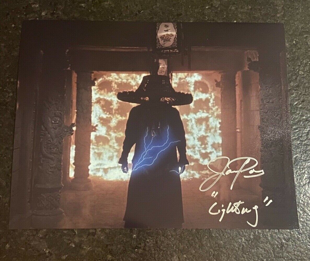 * JAMES PAX * signed 11x14 Photo Poster painting * BIG TROUBLE IN LITTLE CHINA * LIGHTNING * 5